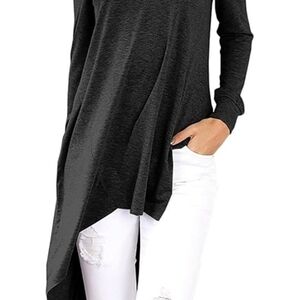 Qearal size large off the shoulder asymmetrical top